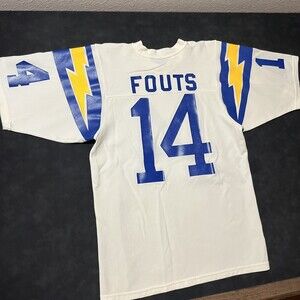 San Diego Chargers Jersey Mcgregor Sand Knit Football Dan Fouts #14 NFL 70s USA